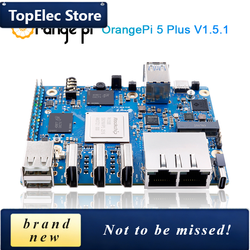 Rk3588 Mini Pc Board - TopElec Orange Pi5 Plus 16GB シングルボードコンピュータ